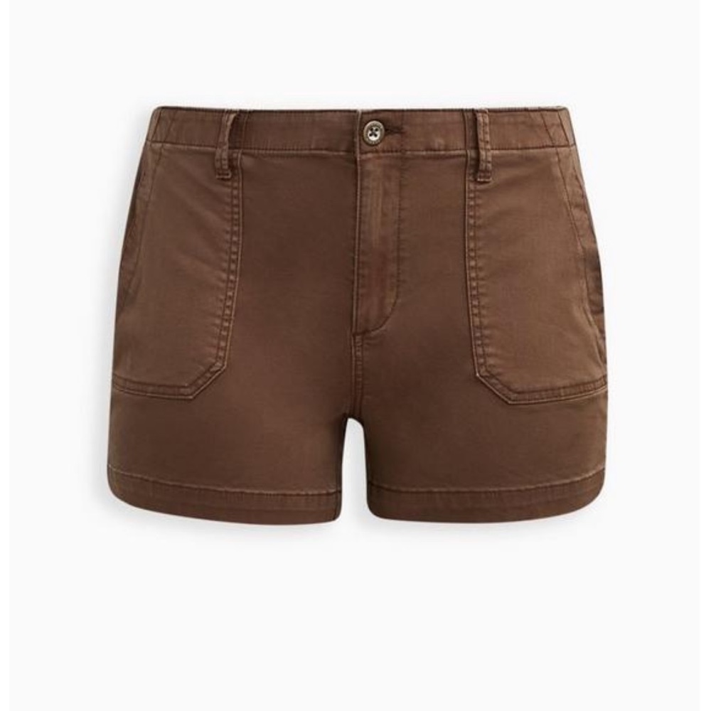 Torrid 3.5 Inch Comfort Flex Waistband Chino High Rise Short